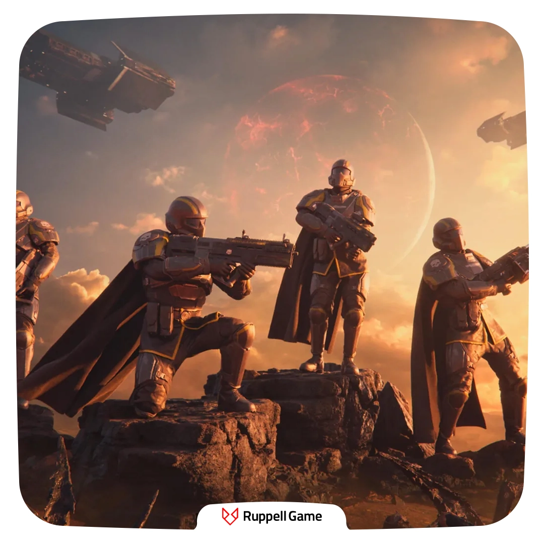 اکانت قانونی helldivers 2 برای ps5